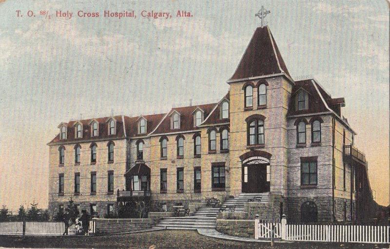 B77661 holy cross hospital calgary r canada scan front/back image