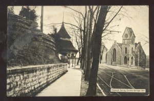 EUREKA SPRINGS ARKANSAS CRESCENT SPRING VINTAGE POSTCARD TRENTON MISSOURI