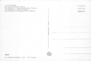 Lot 91 italy vico equense the cathedral in  background the vesuvio real photo