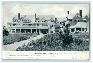 c1905s Granliden Hotel, Sunapee New Hampshire NH Antique Posted Postcard 