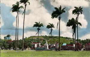 martinique, FORT DE FRANCE, La Savane, The Savanna, Palm Tree (1960s) Postcard