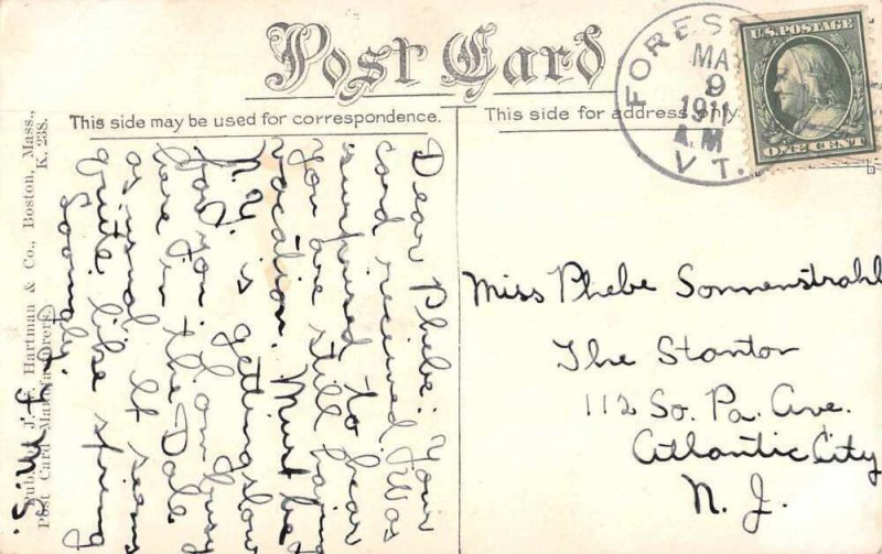 Brandon Vermont Train Station Vintage Postcard AA12218