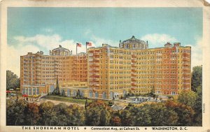 Washington DC 1936 Postcard The Shoreham Hotel