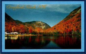 New Hampshire Crawford Notch Autumn Scene