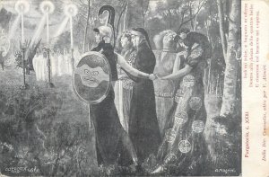 The Divine Comedy Italian poem by Dante Alighieri artist A. Magrini Purgatory