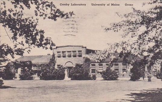 Maine Orono Crosby Laboratory University Of Maine Albertype 1948