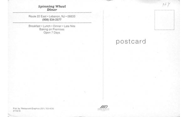 Spinning Wheel Diner in Lebanon, New Jersey