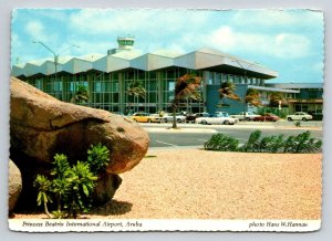 Princess Beatrix Airport Aruba ヴィンテージポストカード Hans Hannau 写真 1960年代-70年代-