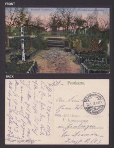 GERMANY 1917, Fieldpost card, Bremenil, France, WWI
