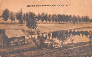 Churchill Park in Stamford, New York