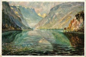 CPA AK Bad Reichenhall Fruhsonne am Saalachsee GERMANY (950933)