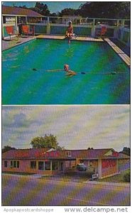 Texas Dalhart Texas Motel 1966 with Pool