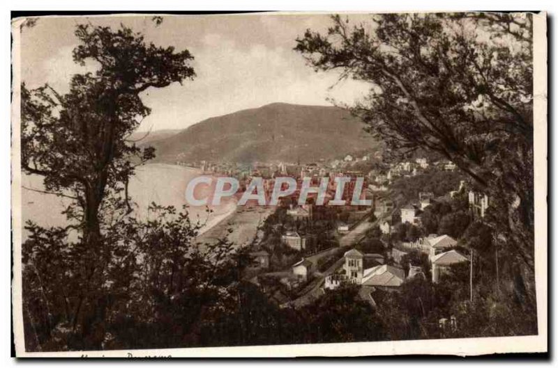 Old Postcard Panorama Alassio