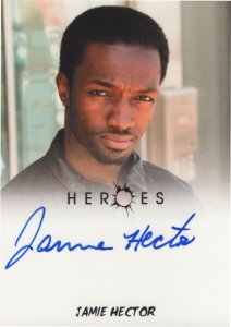 Jamie Hector Heroes Hand Signed TV Show Autograph Card
