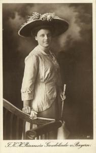 Princess Gundelinde of Bavaria (1910s) RPPC Postcard