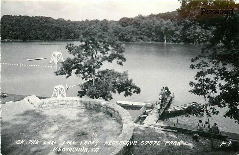 IA, Keosauqua, Iowa, Keosauqua State Park, Lack Lacey, L.L. Cook No. F1, RPPC