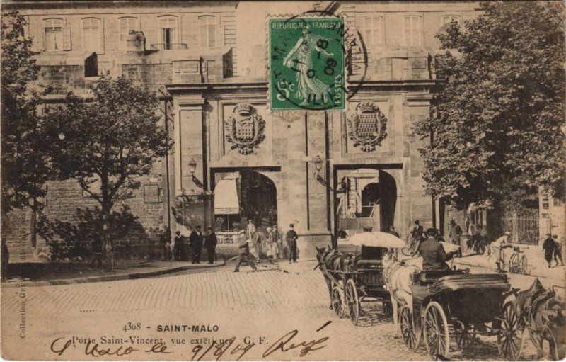 CPA Saint Malo Porte Saint Vincent (1235473)