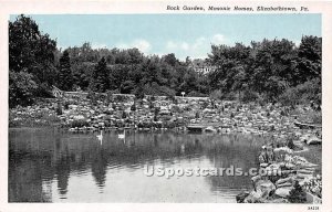 Rock Garden, Masonic Homes - Elizabethtown, Pennsylvania PA Postcard