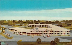 CHAMPAIGN, Illinois IL   HOLIDAY INN MOTEL  Roadside   ARTIST'S VIEW Postcard