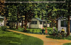 Mammoth Cave National Park, Kentucky - Trail Side Cabins at the Entrance - 1940s