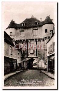 Semur - La Porte Sauvigny Old Postcard