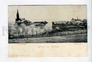 426732 Estonia Gruss aus Fellin Viljandi Church Vintage Undivided back postcard