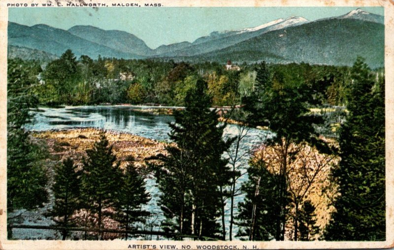 New Hampshire North Woodtstock artist's View 1937