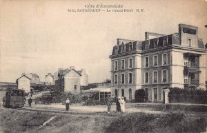France Rotheneuf Grand Hotel Tram vintage postcard C323