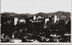 Spain Granada Alhambra General View Vintage RPPC C109