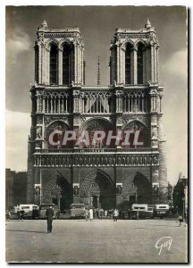 Postcard Modern Marvels Paris and Cathedrale Notre Dame