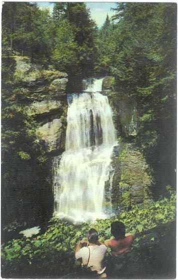 Bushkill Falls Pocono Mountain Pennsylvania, PA, Chrome