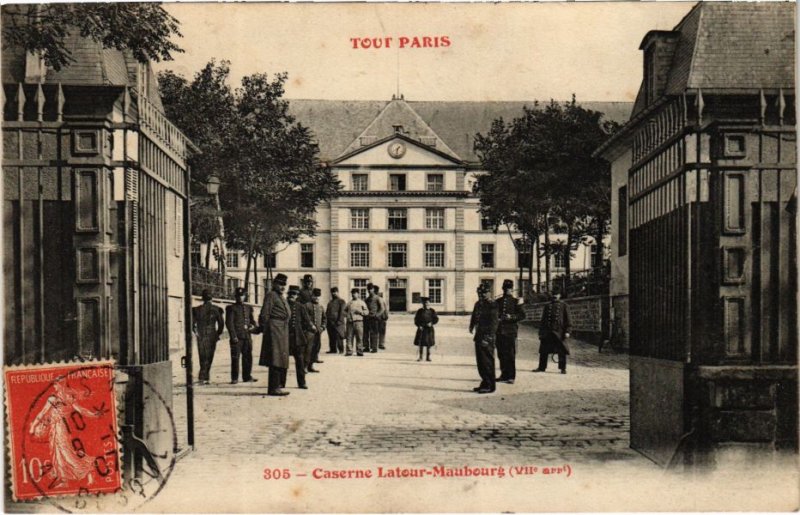 CPA Tout Paris - 305 - caserne Latour-Maubourg, 7e (76014)