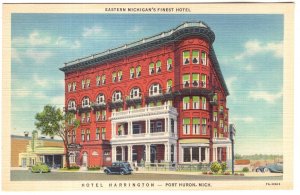 Harrington Hotel Port Huron, Michigan, John A Anderson Manager