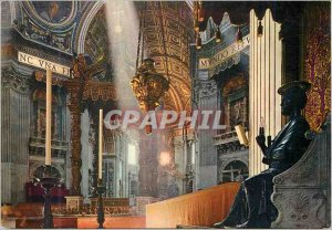 Postcard Modern Rome Basilica of Saint Pierre (Interior)