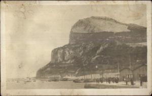 Gibraltar Landing at Stone Jetty c1910 Amateur Real Photo Postcard