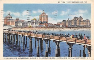 View From Million Dollar Pier Showing Dennis - Atlantic City, New Jersey NJ