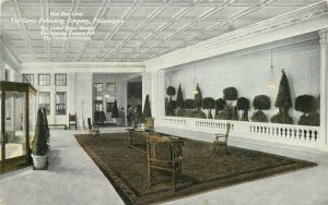 Philadelphia Pennsylvania Curtis 1st Floor Lobby C-1910 Postcard 21-11357