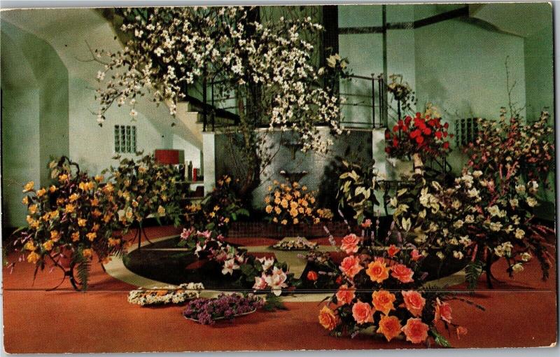 California Artificial Flower Company, Providence RI Vintage Postcard Q12
