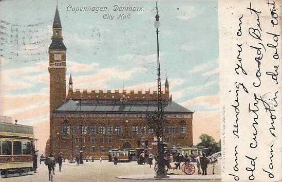 Denmark Copenhagen City Hall 1909