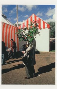 London Chelsea Flower Show Giant Pot Plant Tent Award Postcard