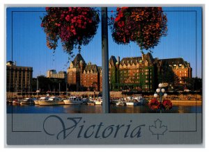 Postcard Canada Victoria B. C. Empress Hotel Continental View Card