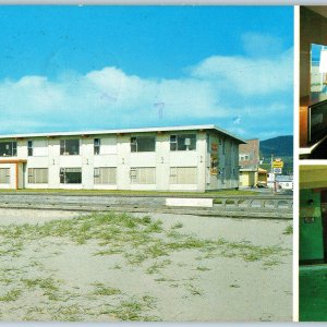 c1970s Seaside, OR New Seashore Motel Best Western 70s Decor TV Oversized PC 8P