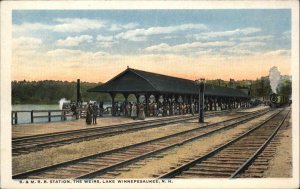 Dover New Hampshire NH Train Station Depot 1920s-30s Postcard