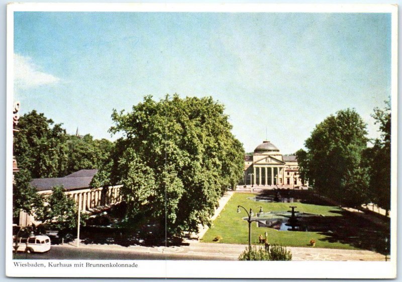 M-53243 Kurhaus with Dountain Colonnade Wiesbaden Germany