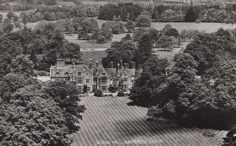 Sussex Postcard - Aerial View of Borde Hill, Haywards Heath    RS21846