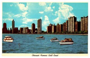 Postcard CITY SKYLINE SCENE Chicago Illinois IL AS1452