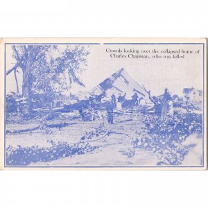 Original Antique Postcard - 1912 Tornado Disaster - Syracuse, NY - Destruction