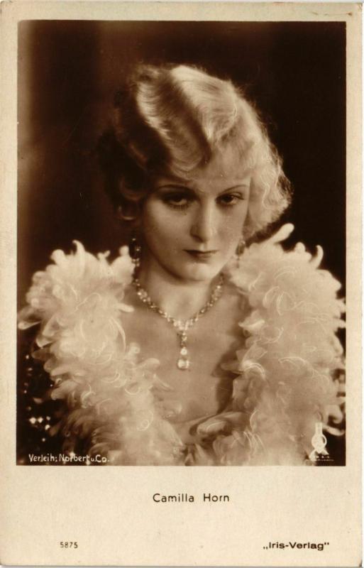 CPA AK Iris Verlag 5875 Camilla Horn FILM STARS (816353)