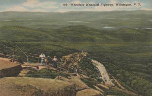 Trail from Summit - Whiteface Mountain - Adirondacks, New York - Linen