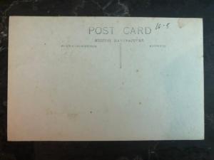 Mint Germany 1916 RPPC Postcard Zeppelin bomber Coastal Raid Over England WW1